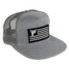 CASQUETTE PROFILE NATION TRUCKER GRISE