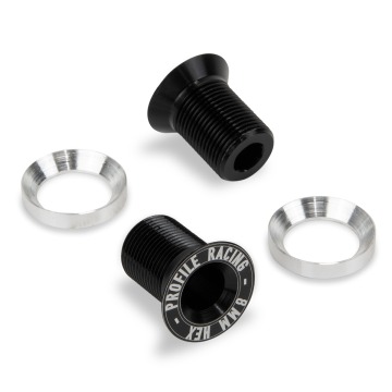 CHROMOLY FLUSH MOUNT CRANK 22MM AXLE BOLTS