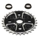 PROFILE RACING BLACKJACK SPROCKET BLACK 25T-28T-30T