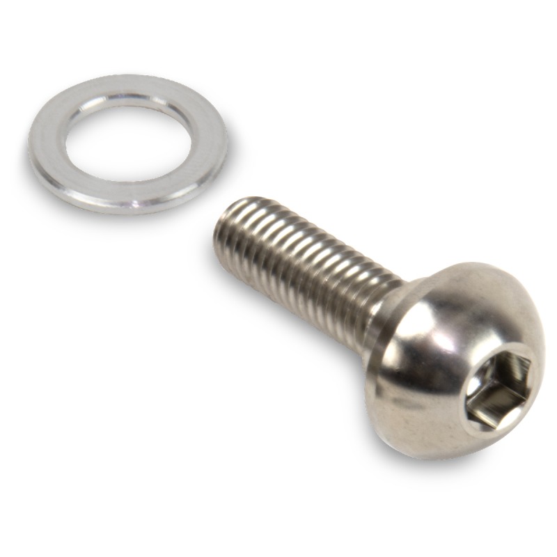 PROFILE HUB BOLTS BUTTON HEAD 3/8 TO 14MM TITANIUM