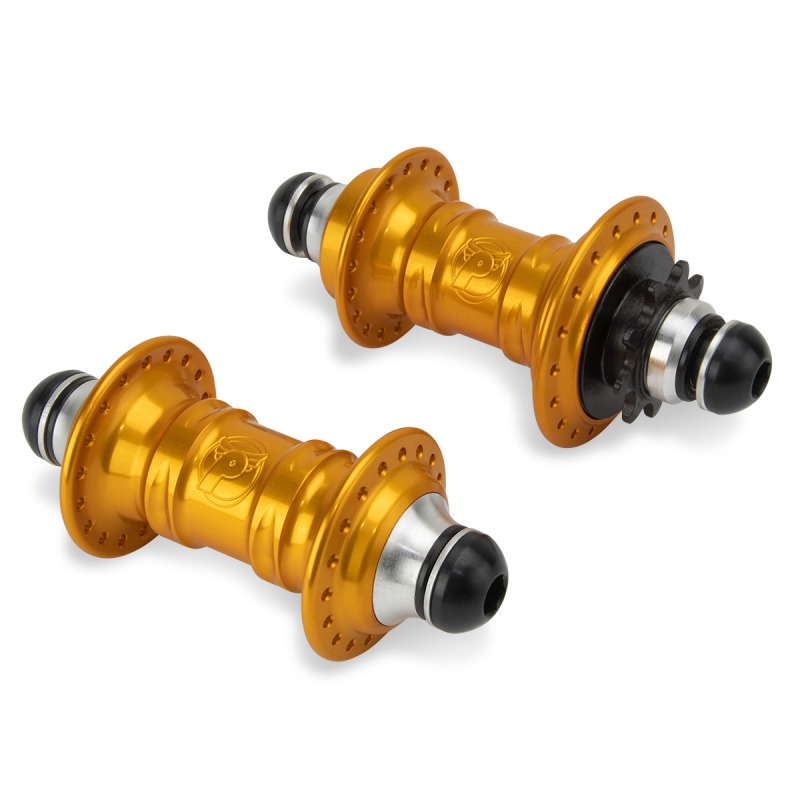 PROFILE MINI RACE BUTTON HEAD 9T HUBSET GOLD