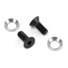 CHROMOLY FLUSH MOUNT 3/8 x 24 CRANK AXLE BOLTS