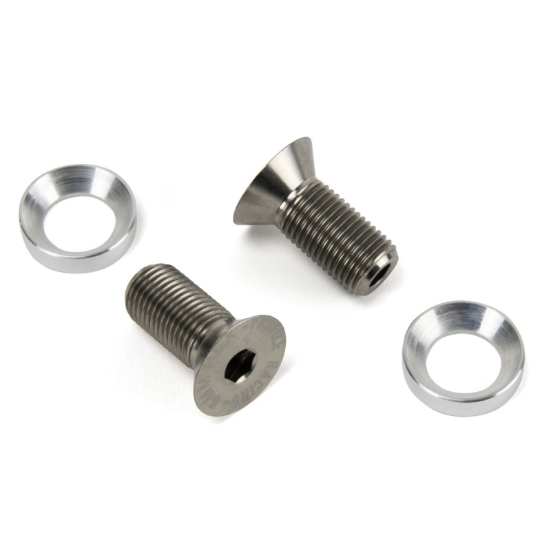 TITANIUM FLUSH MOUNT CRANK AXLE BOLTS PROFILE