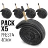 PACK 5 CHAMBRES A AIR CST PRESTA 40MM