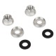 HUB AXLE ALLOY NUTS & WASHERS 3/8